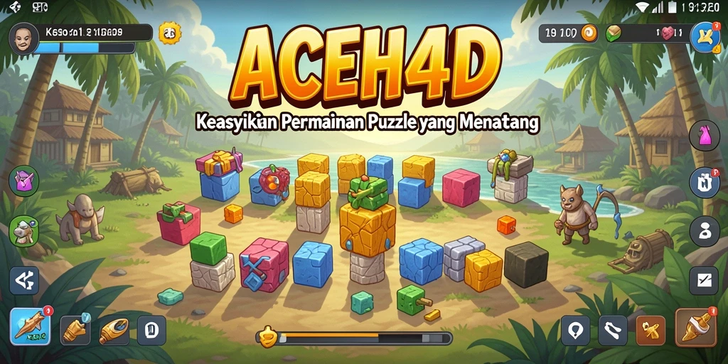 Tangkapan layar dari gameplay ACEH4D menampilkan tantangan puzzle yang menarik.