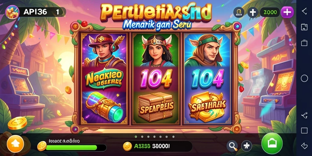 Tampilan gameplay API36 yang menarik dan seru saat bermain slot.