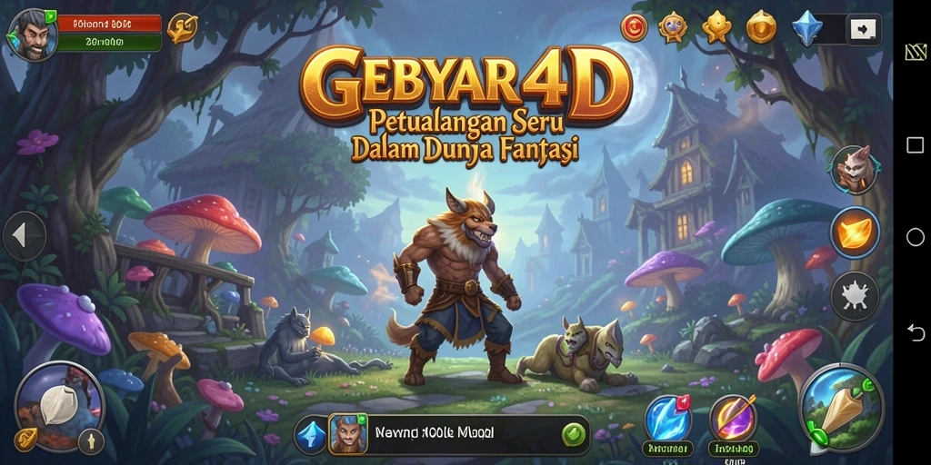 Screenshot menunjukkan aksi pertarungan yang mendebarkan di GEBYAR4D.