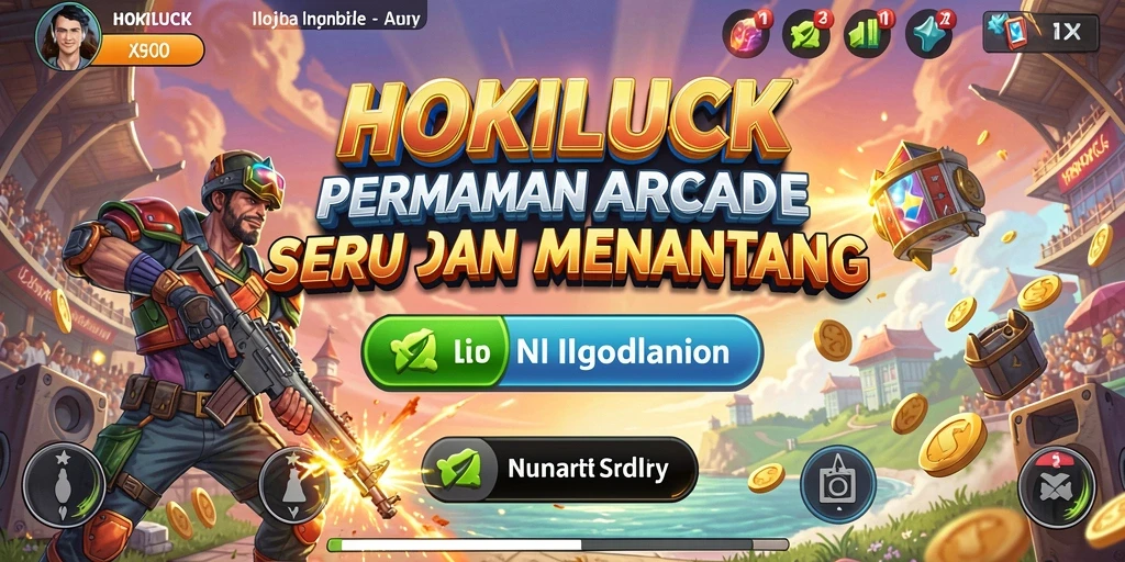 Tampilan gameplay HOKILUCK yang penuh aksi dan tantangan.