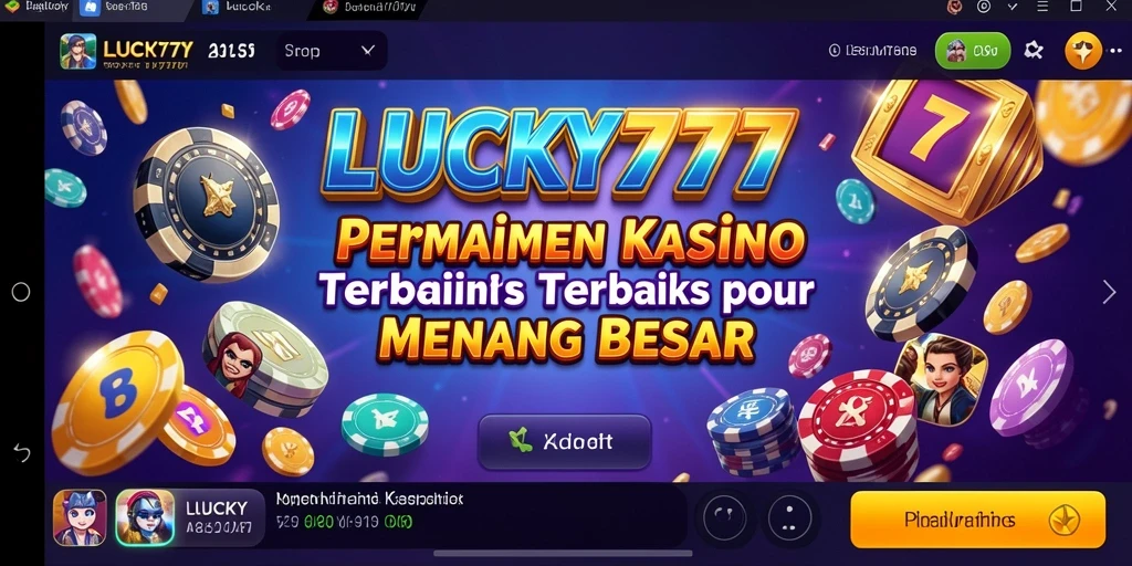 Tampilan menarik dari gameplay <strong>LUCKY777</strong> dengan banyak pilihan permainan kasino.