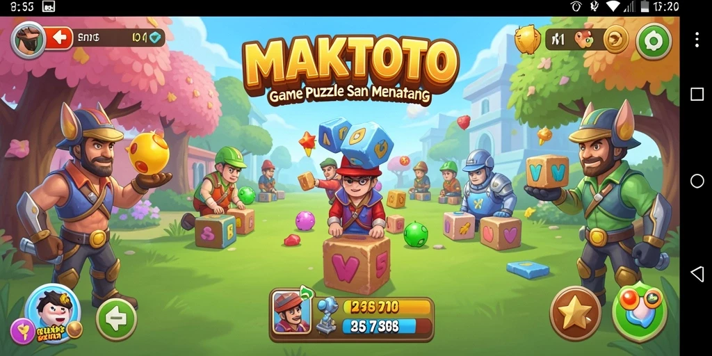 Tampilan gameplay MAKTOTO yang memikat dan penuh warna.