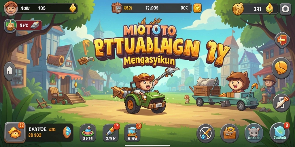 Screenshot utama MIOTOTO menampilkan gameplay yang menawan dari game Idle.