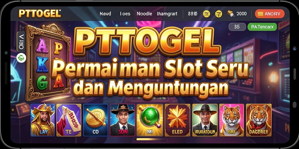 Tampilan gameplay Slot PTTOGEL yang menarik dan menghibur.
