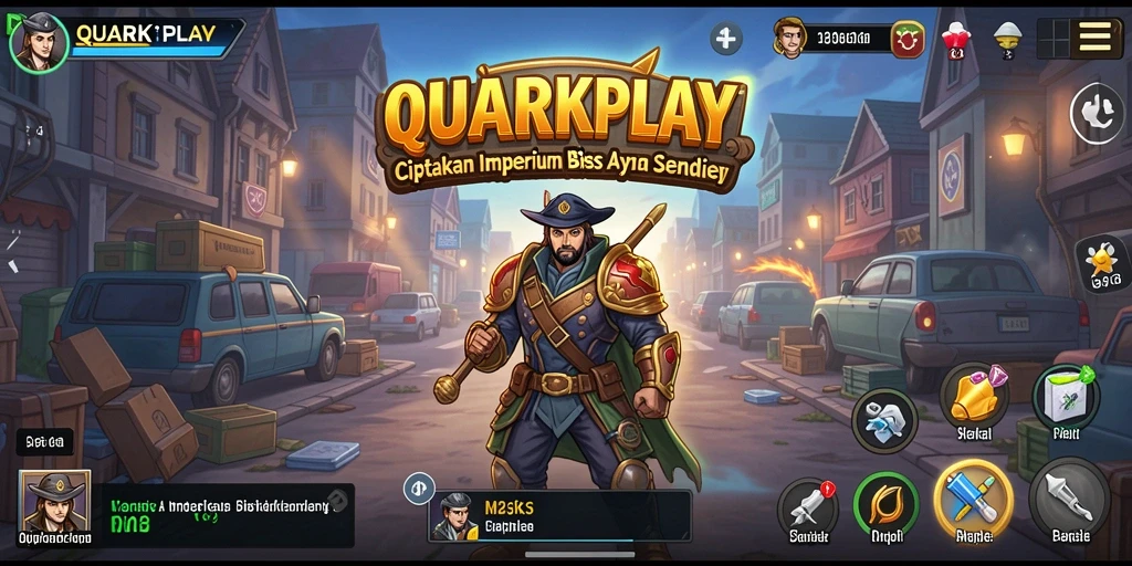 Tangkapan layar dari gameplay QUARKPLAY yang menarik dan interaktif.