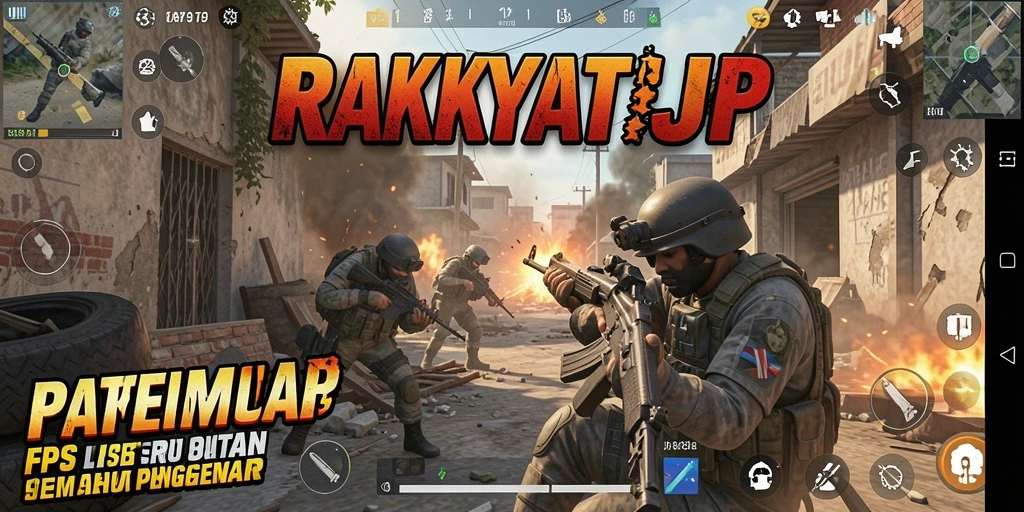 Gameplay RAKYATJP yang mendebarkan dan penuh aksi.