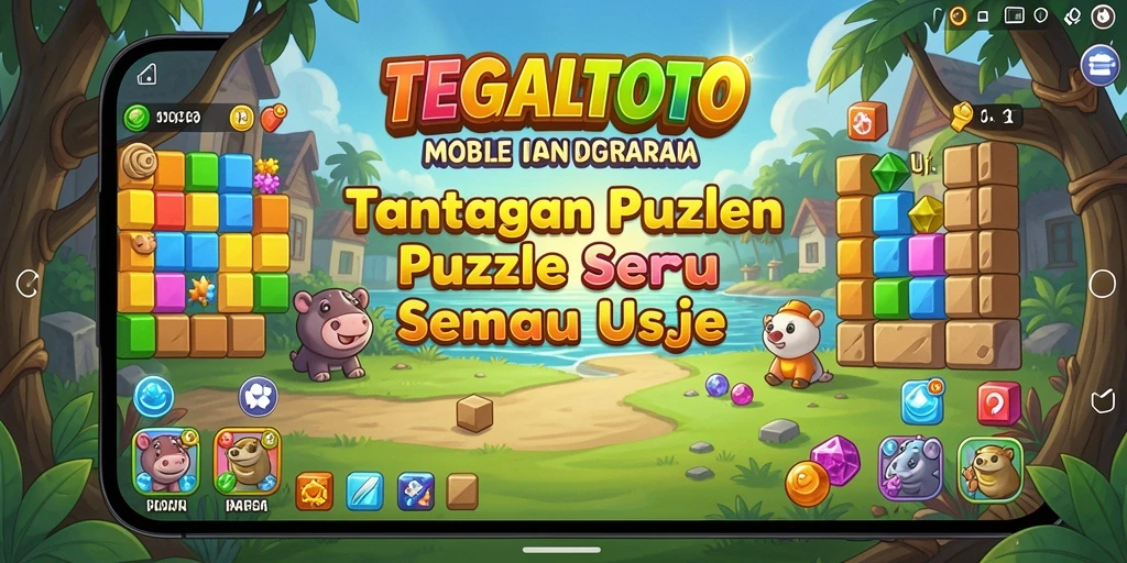 Tampilan menarik gameplay TEGALTOTO yang penuh tantangan Puzzle.